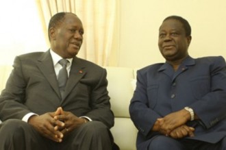 Côte dÂ’Ivoire : Candidature unique du RHDP à  la présidentielle de 2015, la balle dans le camp de Bédié 